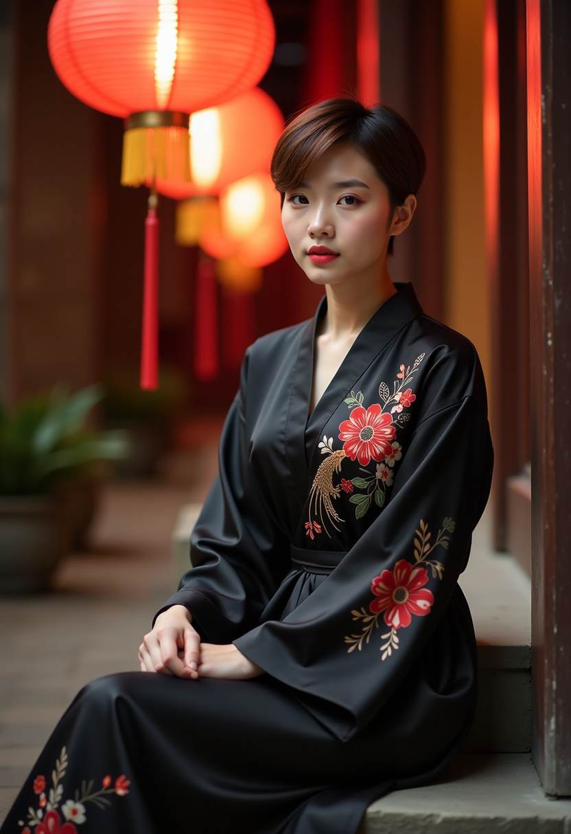 北风吹过的小院